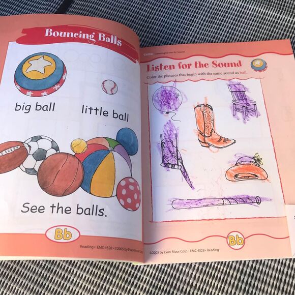 Kindergarten Preschool Homeschool kids workbooks Reading Math & more, total of 4 - Picture 9 of 10